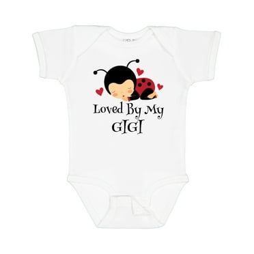 Inktastic Loved by My Gigi Ladybug Boys or Girls Baby Bodysuit