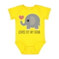 thumbnail image 1 of Inktastic Loved by My Gram Grandchild Boys or Girls Baby Bodysuit, 1 of 5