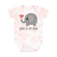 thumbnail image 1 of Inktastic Loved by My Gram Grandchild Boys or Girls Baby Bodysuit, 1 of 5