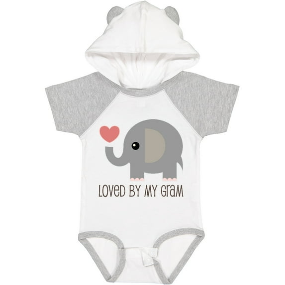 Inktastic Loved by My Gram Grandchild Boys or Girls Baby Bodysuit