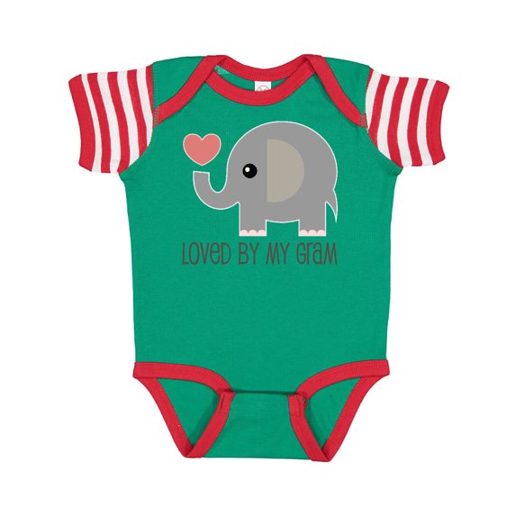 Inktastic Loved by My Gram Grandchild Boys or Girls Baby Bodysuit