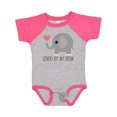 thumbnail image 1 of Inktastic Loved by My Gram Grandchild Boys or Girls Baby Bodysuit, 1 of 5