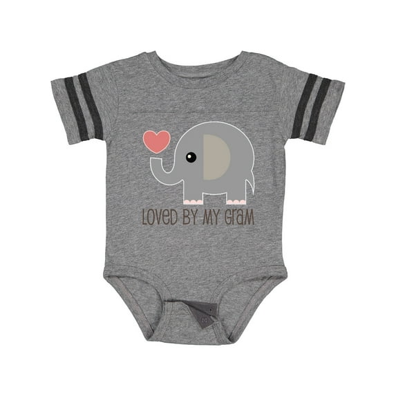 Inktastic Loved by My Gram Grandchild Boys or Girls Baby Bodysuit