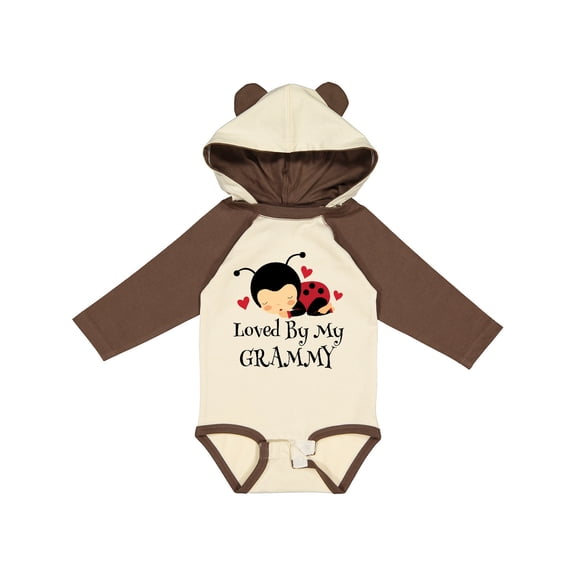 Inktastic Loved by My Grammy Boys or Girls Long Sleeve Baby Bodysuit