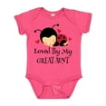 thumbnail image 1 of Inktastic Loved by My Great Aunt Boys or Girls Baby Bodysuit, 1 of 5