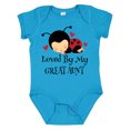 thumbnail image 1 of Inktastic Loved by My Great Aunt Boys or Girls Baby Bodysuit, 1 of 5