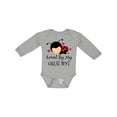 thumbnail image 1 of Inktastic Loved by My Great Aunt Boys or Girls Long Sleeve Baby Bodysuit, 1 of 5