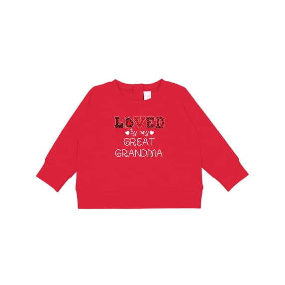 Inktastic Loved by My Great Grandma Cute Ladybug Baby Sweatshirt