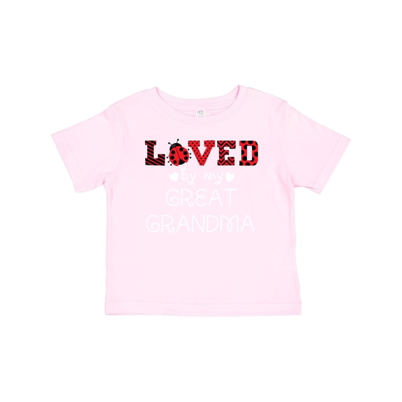 Inktastic Loved by My Great Grandma Cute Ladybug Boys or Girls Baby T-Shirt