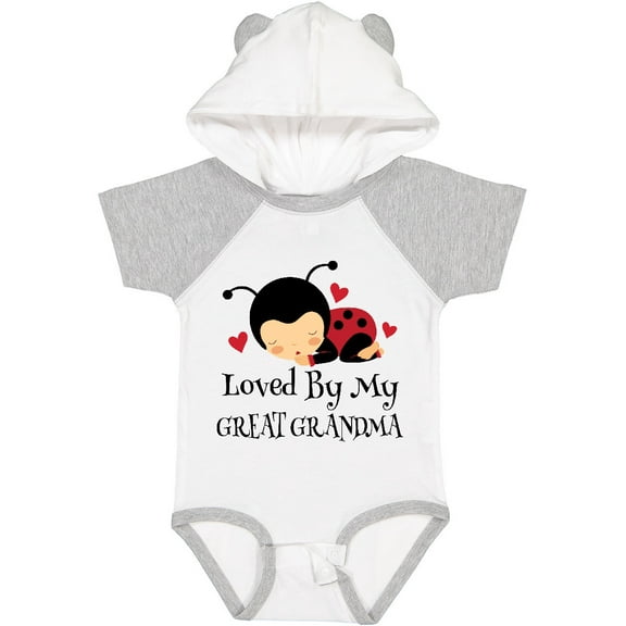 Inktastic Loved by My Great Grandma Girls Baby Bodysuit