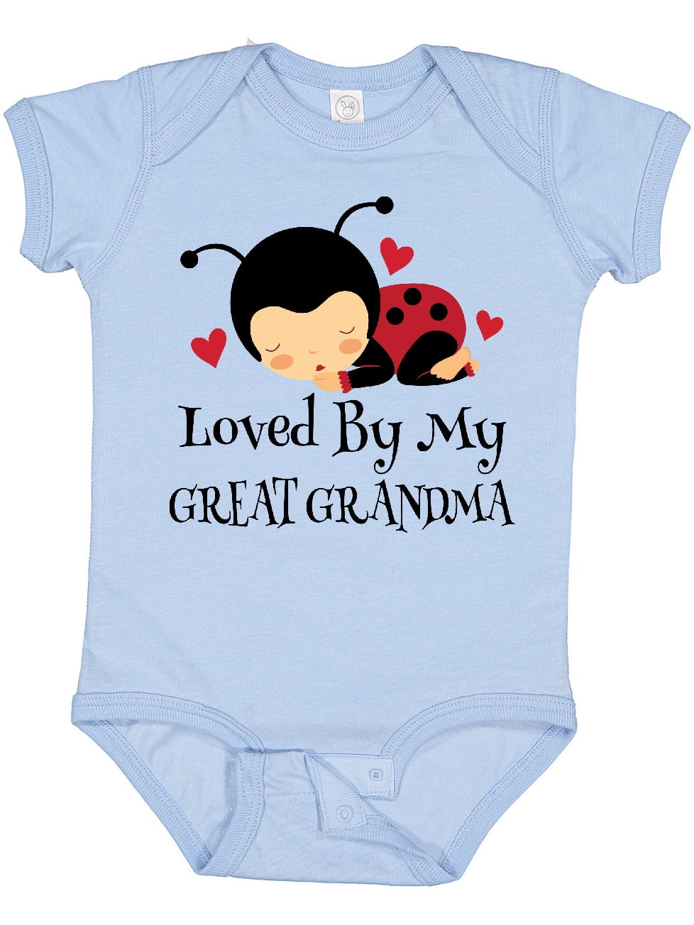 Inktastic Loved by My Great Grandma Girls Baby Bodysuit
