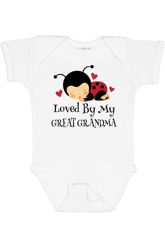 Loved by My Great Grandma Girls Baby Bodysuit