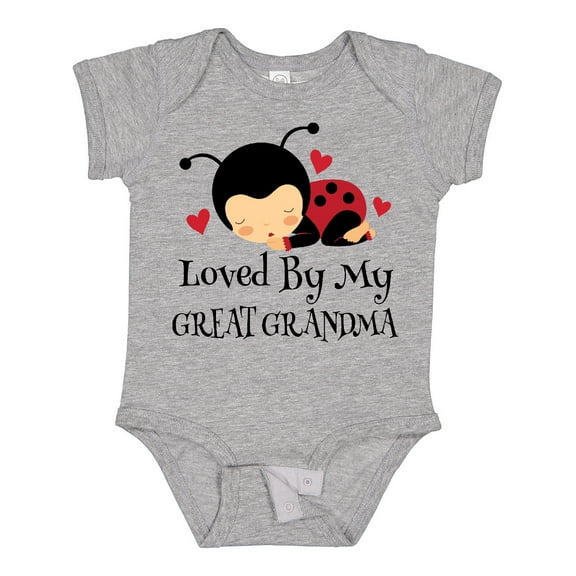 Inktastic Loved by My Great Grandma Girls Baby Bodysuit