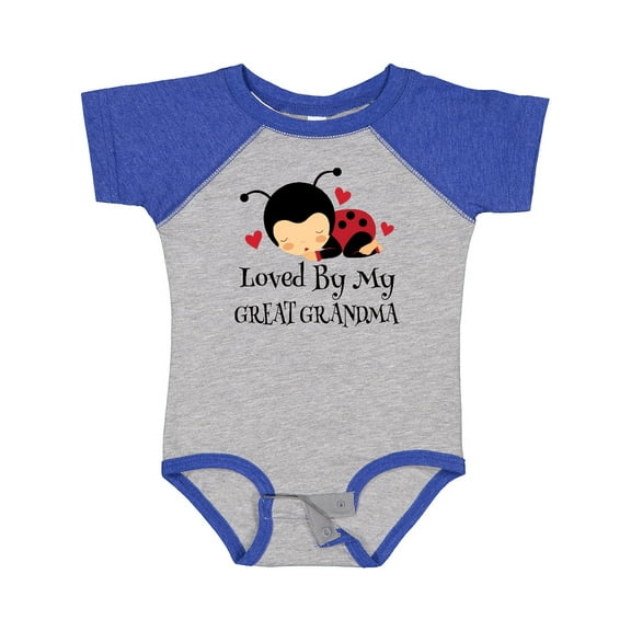 Inktastic Loved by My Great Grandma Girls Baby Bodysuit