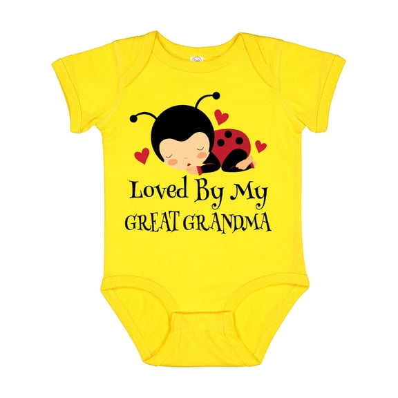 Inktastic Loved by My Great Grandma Girls Baby Bodysuit