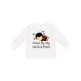 thumbnail image 1 of Inktastic Loved by My Great Grandma Girls Long Sleeve Toddler T-Shirt, 1 of 5