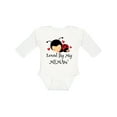 thumbnail image 1 of Inktastic Loved by My Memaw Grandchild Girls Long Sleeve Baby Bodysuit, 1 of 5