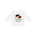 thumbnail image 1 of Inktastic Loved by My MeMaw Grandchild Girls Long Sleeve Toddler T-Shirt, 1 of 5