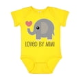thumbnail image 1 of Inktastic Loved by My Mimi Grandchild Boys or Girls Baby Bodysuit, 1 of 5