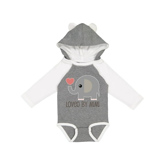 Inktastic Loved by My Mimi Grandchild Boys or Girls Long Sleeve Baby Bodysuit
