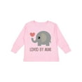 thumbnail image 1 of Inktastic Loved by My Mimi Grandchild Boys or Girls Long Sleeve Toddler T-Shirt, 1 of 5
