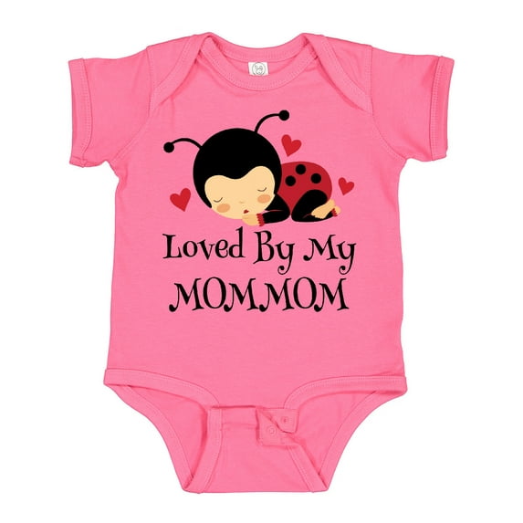 Inktastic Loved by My MomMom Grandchild Boys or Girls Baby Bodysuit