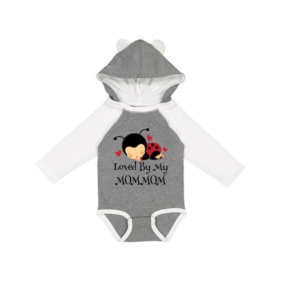 Inktastic Loved by My MomMom Grandchild Boys or Girls Long Sleeve Baby Bodysuit