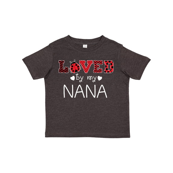Inktastic Loved by My Nana Cute Ladybug Boys or Girls Toddler T-Shirt