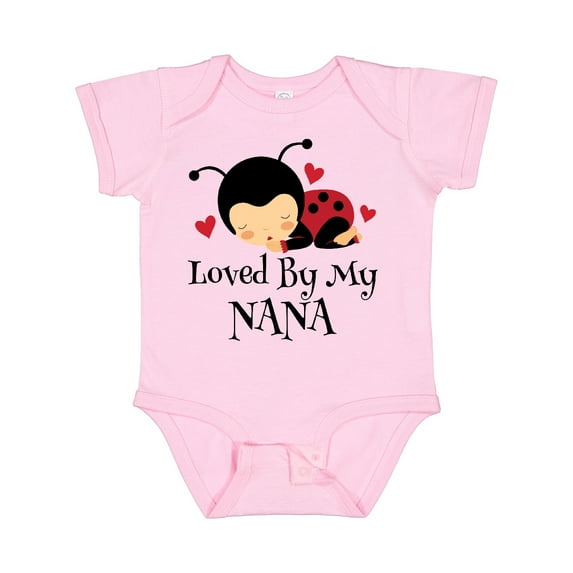 Inktastic Loved by My Nana Grandchild Boys or Girls Baby Bodysuit