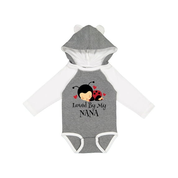 Inktastic Loved by My Nana Grandchild Boys or Girls Long Sleeve Baby Bodysuit