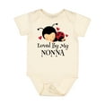 thumbnail image 1 of Inktastic Loved by My Nonna Grandchild Boys or Girls Baby Bodysuit, 1 of 5