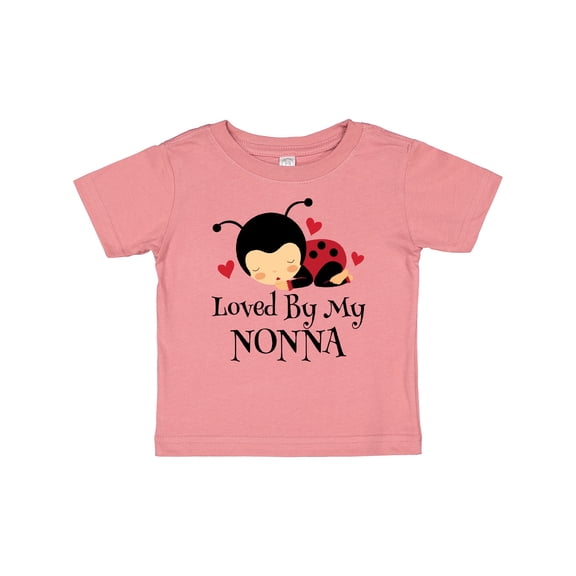 Inktastic Loved by My Nonna grandchild Boys or Girls Baby T-Shirt