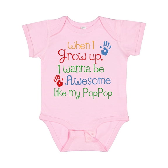 Inktastic Loved by Pop Pop Boys or Girls Baby Bodysuit