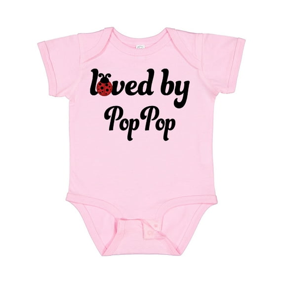Inktastic Loved by Pop Pop Boys or Girls Baby Bodysuit