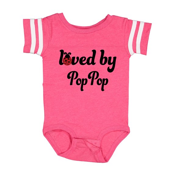 Inktastic Loved by Pop Pop Boys or Girls Baby Bodysuit