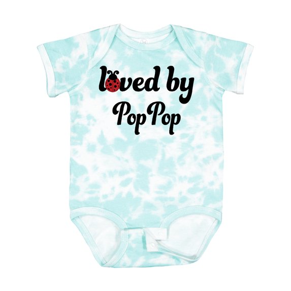 Inktastic Loved by Pop Pop Boys or Girls Baby Bodysuit