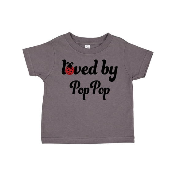 Inktastic Loved by Pop Pop Boys or Girls Toddler T-Shirt