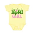 thumbnail image 1 of Inktastic Loves an Irish Girl Girls Baby Bodysuit, 1 of 5