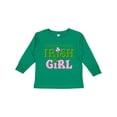thumbnail image 1 of Inktastic Loves an Irish Girl Girls Long Sleeve Toddler T-Shirt, 1 of 5