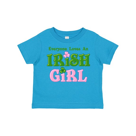 Inktastic Loves an Irish Girl Girls Toddler T-Shirt
