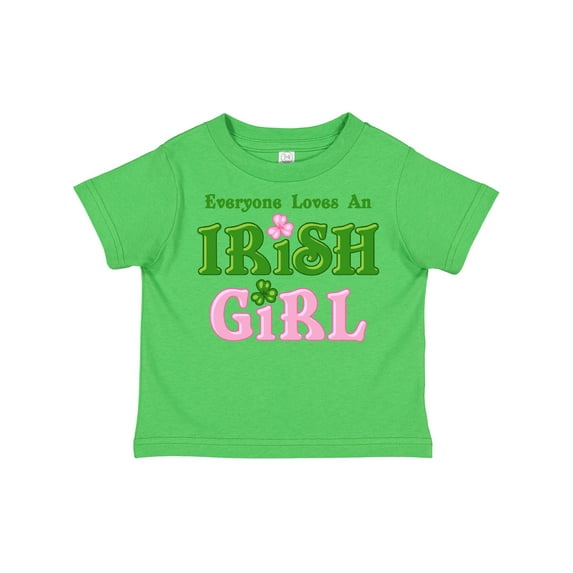 Inktastic Loves an Irish Girl Girls Toddler T-Shirt