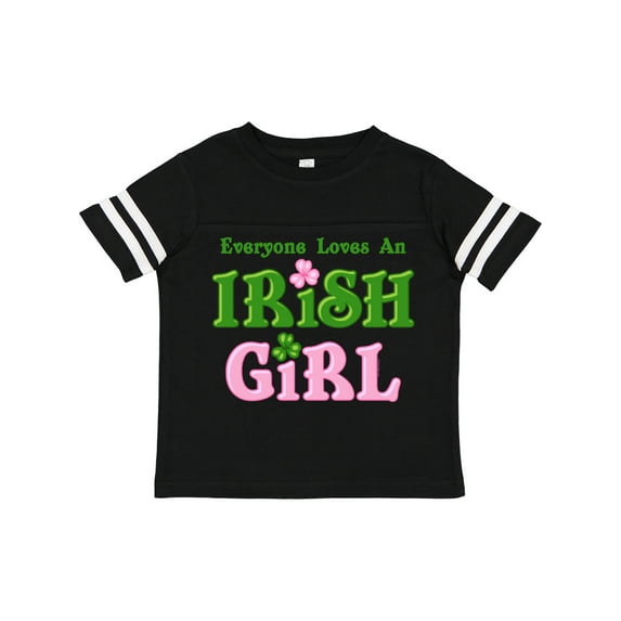 Inktastic Loves an Irish Girl Girls Toddler T-Shirt