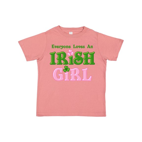 Inktastic Loves an Irish Girl Girls Toddler T-Shirt