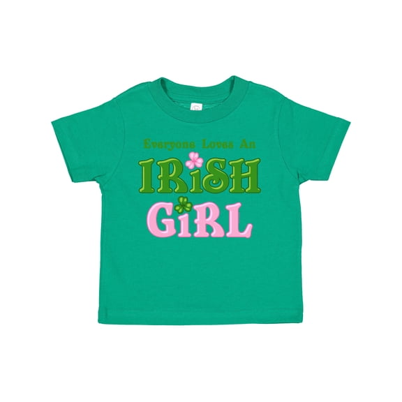 Inktastic Loves an Irish Girl Girls Toddler T-Shirt