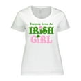 thumbnail image 1 of Inktastic Loves an Irish Girl Women's Plus Size T-Shirt, 1 of 5