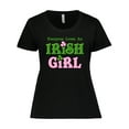 thumbnail image 1 of Inktastic Loves an Irish Girl Women's Plus Size T-Shirt, 1 of 5