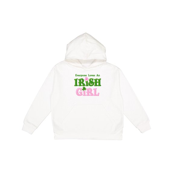 Inktastic Loves an Irish Girl Youth Hoodie Sweatshirt