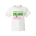 thumbnail image 1 of Inktastic Loves an Irish Girl Youth T-Shirt, 1 of 5