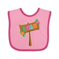 thumbnail image 1 of Inktastic Luau Sign Boys or Girls Baby Bib, 1 of 4