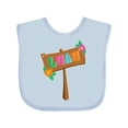thumbnail image 1 of Inktastic Luau Sign Boys or Girls Baby Bib, 1 of 4